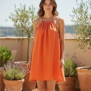 C & C California Cover‎ beachwear Linen blend size M